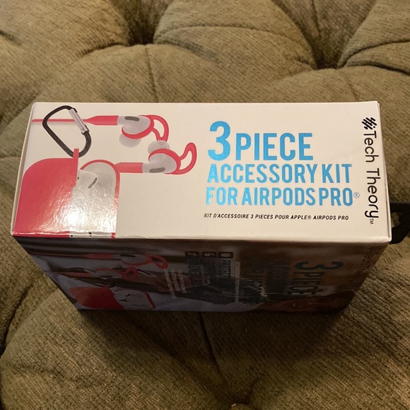New in box Tech Theory 3-piece accessory kit for Apple AirPods Pro. 💗Pink💗 - Picture 5 of 7